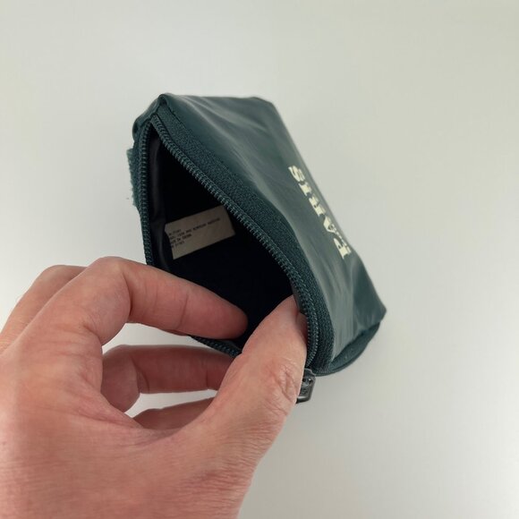 VINTAGE 80s PARIS SPORT CLUB NYLON ZIP BAG CHARM CREDIT CARD + CASH STASH POUCH - Picture 13 of 15